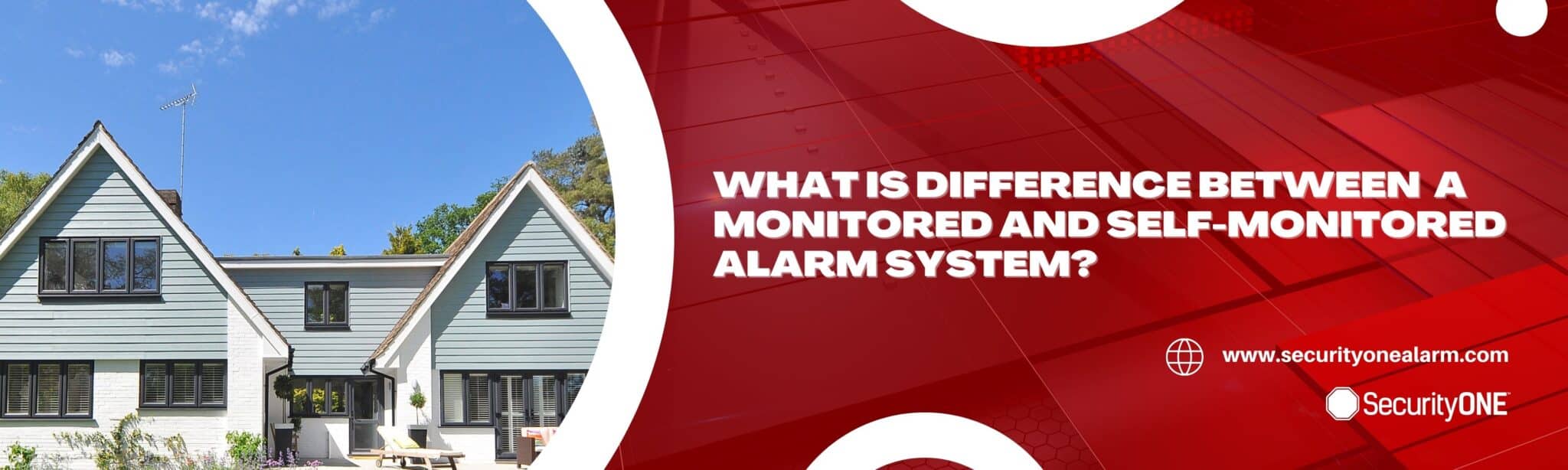 Monitored vs SelfMonitored Security One Alarm Systems